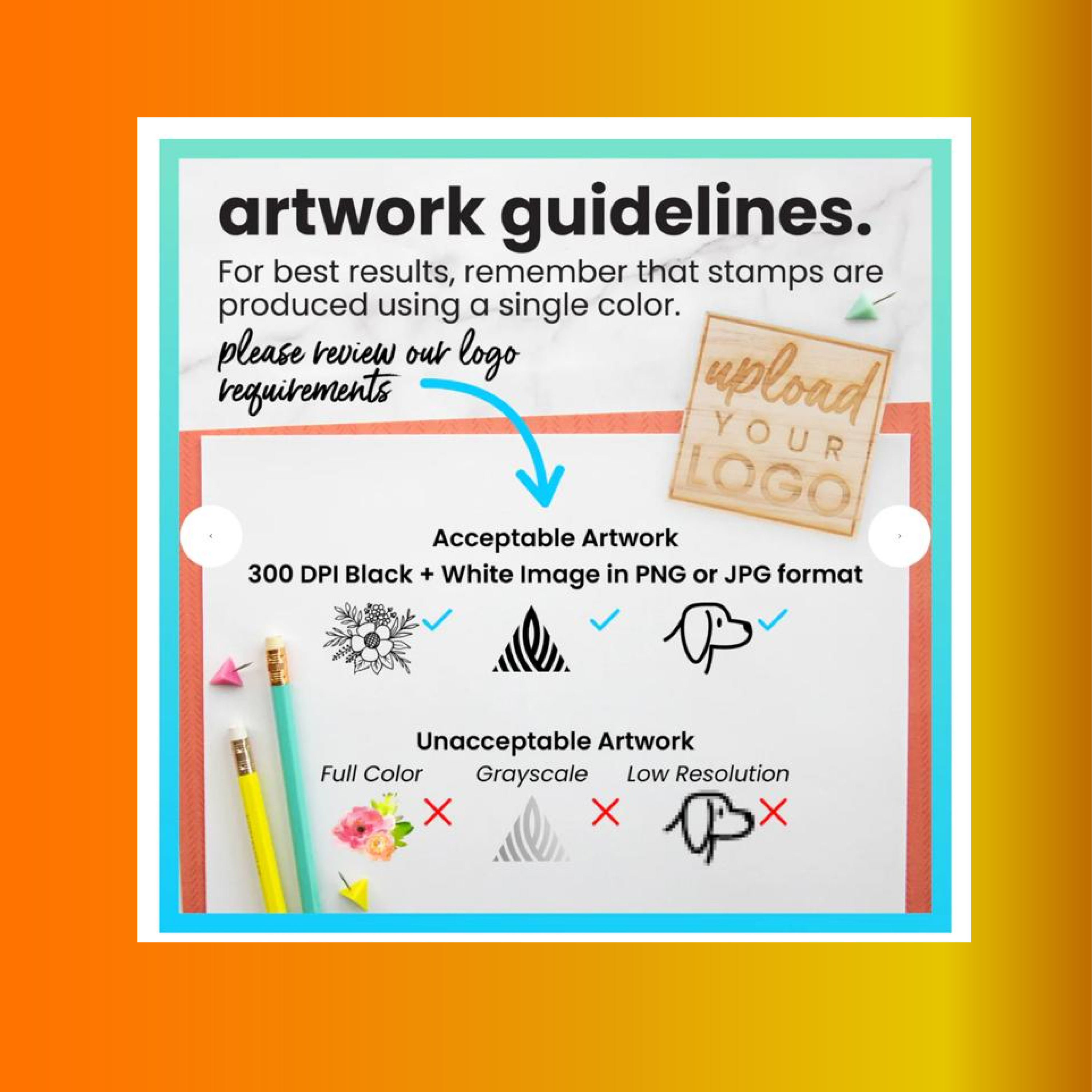 Logo artwork guidelines - Atlas Stamp & Engraving